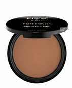 Bronzery i konturowanie twarzy - Nyx professional makeup NYX Professional Makeup - MATTE BRONZER POWDER - Matowy puder brązujący - 05 - DEEP TAN - miniaturka - grafika 1