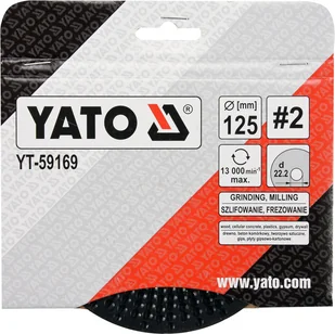 Yato Tarnik wypukły do drewna 125mm nr2 YT-59169 YT-59169 - Pilniki - miniaturka - grafika 4