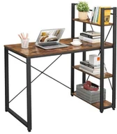 Biurka - Songmics Biurko komputerowe rustykalne 120x60 cm DD.13240 - miniaturka - grafika 1