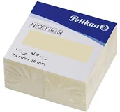 Etykiety samoprzylepne i bloki etykiet - Pelikan 200261 Notes kostka, 76 X 76 MM, 400 arkuszy, żółty 4012700200266 - miniaturka - grafika 1