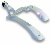 Błotniki rowerowe - SIMPLA Błotniki HAMMER 2 komplet białe - miniaturka - grafika 1