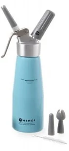 Hendi Syfon do bitej śmietany niebieski 0,5 l 975862 - Akcesoria gastronomiczne - miniaturka - grafika 2