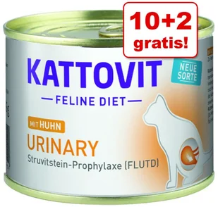 Kattovit 10 + 2 gratis! Special Diet, 12 x 185 g - Sensitive, kurczak - Mokra karma dla kotów - miniaturka - grafika 2