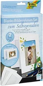 Ramki na zdjęcia - NA Folia 2333/2 zestaw pustych ramek zdjęcia do samodzielnego ozdobienia idealnie nadaje się do oklejania kamyczkami mozaikowymi - miniaturka - grafika 1
