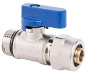 Zawory i kraniki - Arco Zawór kulowy GZ 1/2" PEX niebieski MINI 868010 868010 - miniaturka - grafika 1