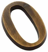 Akcesoria do bram - Cyfra 0 samoprzylepna 50 mm patyna - miniaturka - grafika 1