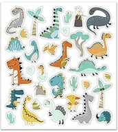 Zabawki kreatywne - Ursus Ursus 59540002F błyszczące naklejki Fun II, 4 arkusze naklejek z 138 samoprzylepnymi naklejkami z różnymi motywami, rozmiar ok. 1-5,3 cm, częściowo uszlachetnione folią lub rozpryskiwane, kolorowe 59540002F - miniaturka - grafika 1