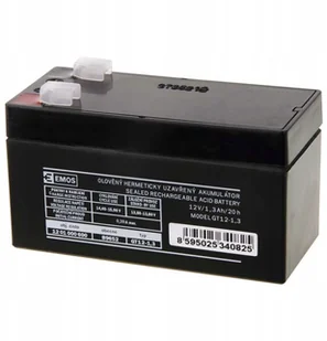 AGM Emos Akumulator 12V 1.3Ah F4.7 B9652 B9652 - Akumulatory ogólnego zastosowania - miniaturka - grafika 2