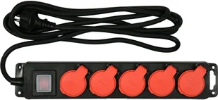 Yato PRZEDŁUŻACZ LISTWA ZASILAJĄCA WARSZTATOWA IP 44 PIĘĆ GNIAZD Z UZIEMIENIEM WYŁĄCZNIK 3M 1,5MM2 - Przedłużacze i rozgałęźniki - miniaturka - grafika 2