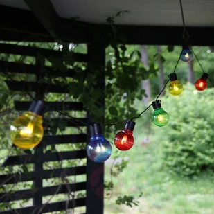 BEST Season Kolorowy łańcuch świetlny LED Partaj z 16 lampkami - Pozostałe oświetlenie - miniaturka - grafika 4