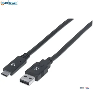 Manhattan Kabel USB, czarny 354974 - Kable USB - miniaturka - grafika 2