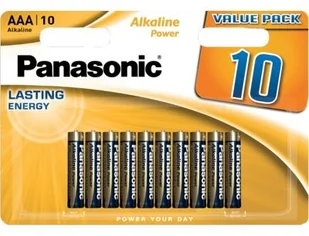 Panasonic Baterie alkaliczne ALKALINE POWER AAA R03 ALKALINE POWER BLISTR 10 szt - Baterie i akcesoria - miniaturka - grafika 2