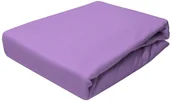 Prześcieradła - Darymex D.GRUCA I R.RĄCZKA SPÓŁKA JAWNA Prześcieradło z gumką, Jersey, 140x200 cm, fioletowe - miniaturka - grafika 1