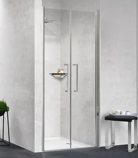 Novellini Young 2.0 2B Drzwi prysznicowe uchylne wnękowe 97-101x200 cm profile chrom szkło przezroczyste Y22B97-1K - Ścianki i drzwi prysznicowe Novellini Young 2.0 2B Drzwi prysznicowe uchylne wnękowe 97-101x200 cm profile chrom szkło przezroczyste Y22B97-1K - Ścianki i drzwi prysznicowe - miniaturka - grafika 1