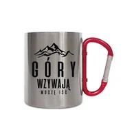 Kubki - Koszulkowy Góry wzywają, muszę iść - kubek metalowy z karabińczykiem 13039 - miniaturka - grafika 1