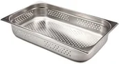Pojemniki i kosze gastronomiczne - Lacor 66167z GN pojemnik z otworami 1/1, 530 X 325 X 65 MM Inox 66167Z - miniaturka - grafika 1