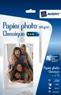 Papier do drukarek - Avery 2741 błyszczący papier fotograficzny A4 180 G/M, 40 arkuszy 2741-40 - miniaturka - grafika 1