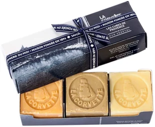 Zestaw upominkowy "Marseille"  Savon de Marseille, zestaw 3-cz. 270603 - Mydła - miniaturka - grafika 2