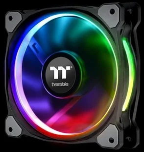 Thermaltake Riing Plus (RGB LED z oprogramowaniem, zestaw -częściowy), RGB 12 cm CL-F054-PL12SW-A - Wentylatory komputerowe - miniaturka - grafika 4