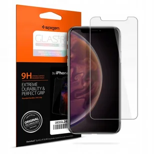 Spigen Szkło do etui Glas.tr Slim iPhone Xs/X 8809613760651 - Szkła hartowane na telefon - miniaturka - grafika 2