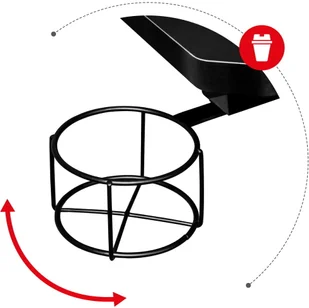 Huzaro Hero 2.5 Czarny - Biurka gamingowe - miniaturka - grafika 10