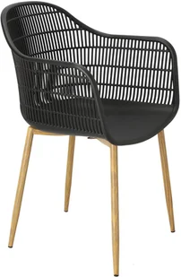 Simplet Krzesło Becker czarne/naturalne - Krzesła - miniaturka - grafika 5