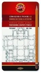 Koh-I-Noor Koh-I-Noor Ołówek grafitowy 1500/10H 12 szt - Kredki, ołówki, pastele i pisaki - miniaturka - grafika 3