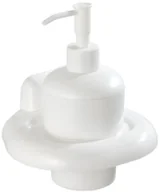 Dozowniki papieru i mydła dla firm - Wenko WENKO 17944100 dozownik mydła Pure, pojemność: 0.25 L, ABS (tworzywo (ABS), 14.5 x 17.5 x 12 cm, biały 17944100 - miniaturka - grafika 1