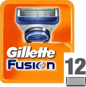 Maszynki do golenia i wkłady - Gillette wkłady do maszynki Fusion 12 sztuk - miniaturka - grafika 1