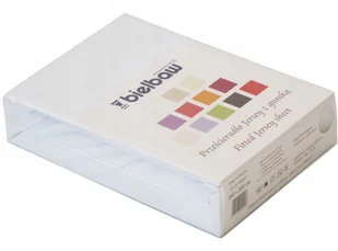 Bielbaw Prześcieradło Jersey z gumką 180x200 białe - Prześcieradła - miniaturka - grafika 2