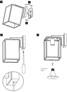 Astro Elewacyjna LAMPA ścienna BOX LANTERN 270 8048 - Lampy ogrodowe - miniaturka - grafika 3