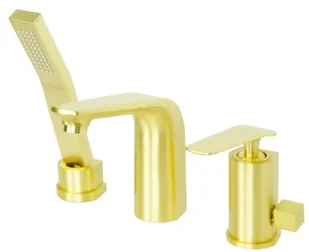 STELLMAN Bateria Wannowa 3 Otworowa VERDO Złota 1030-3 - Baterie wannowe i prysznicowe STELLMAN Bateria Wannowa 3 Otworowa VERDO Złota 1030-3 - Baterie wannowe i prysznicowe - miniaturka - grafika 1