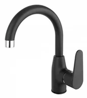 Baterie umywalkowe - Ferro Bateria ALGEO umywalkowa z obrot. wyl., czarny BAG2ABL BAG2ABL - miniaturka - grafika 1