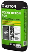 Zaprawy budowlane - AXTON Wylewka betonowa MOCNY BETON B-20 25kg 20 - 60 mm AXTON - miniaturka - grafika 1