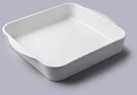 Formy do ciast - W.m. bartleet & sons Kwadratowe porcelanowe naczynie do pieczenia 28 cm - miniaturka - grafika 1