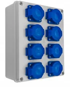 Bezpieczniki elektryczne - Pawbol Rozdzielnica R-box 240 8x250V B.1605 - miniaturka - grafika 1