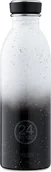 Butelki termiczne - 24Bottles Butelka termiczna Urban Bottle Basic 500 ml biało-czarna 46 - miniaturka - grafika 1