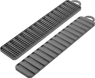 Suszarki do naczyń - Metaltex mata drenażowa Gravity Slim 2-stronna 40 x 8 cm szara twm_457548 - miniaturka - grafika 1