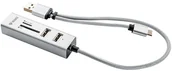Gadżety USB - Yenkee Yenkee hub USB USB C OTG HUB + czytnik YHC 103 SR - miniaturka - grafika 1