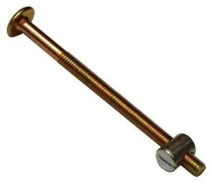 Śruba szwedzka Z NAKRĘTKĄ WAŁECZKOWĄ - Zawiasy, okucia i inne akcesoria - miniaturka - grafika 5