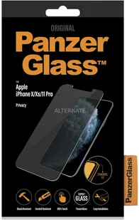 PanzerGlass Szkło ochronne Standard Privacy dla Apple iPhone X/Xs/11 Pro jasne P2661 - Szkła hartowane na telefon - miniaturka - grafika 2