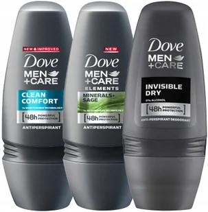 Dove Men+Care MIX Roll On w Kulce 3x50ml - Dezodoranty i antyperspiranty męskie - miniaturka - grafika 8
