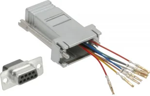 InLine Adapter AV Adapter DB9 żeński - RJ45 8P8C żeński metal-coated hous - Adaptery i przejściówki - miniaturka - grafika 2
