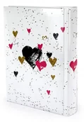 Albumy fotograficzne - Poldom Album tradycyjny 100 stron Serca 212 CR ALT100N212 - miniaturka - grafika 1