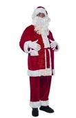 Stroje karnawałowe - Strojemikolaja.pl Strój Mikołaja z weluru - komplet 3 elementy - miniaturka - grafika 1