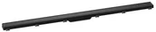 Syfony - Hansgrohe RainDrain Match Odpływ liniowy 120 cm czarny 56042610 - miniaturka - grafika 1