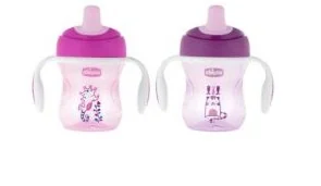 Chicco Chicco Kubek Niekapek z Ustnikiem dla Dziewczynki 6m+ Kubek Chicco z twardym ustnikiem 200 ml TOW008447 - Kubki dla dzieci - miniaturka - grafika 2