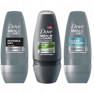 Dove Men+Care MIX Roll On w Kulce 3x50ml - Dezodoranty i antyperspiranty męskie - miniaturka - grafika 4