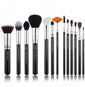 Pędzle do makijażu - Jessup T301 Pro Zestaw 13 pędzli - black/silver - miniaturka - grafika 1