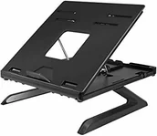 Akcesoria do tabletów i e-booków - LogiLink LogiLink AA0133 - stojak na notebooka z uchwytami na smartfony, przeznaczony do notebooków i tabletów 1015,6", czarny AA0133 - miniaturka - grafika 1